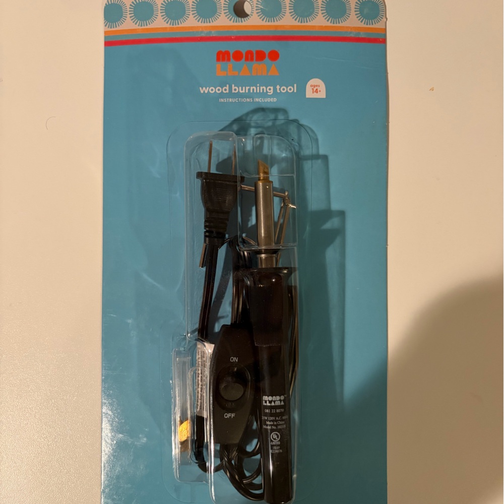 Mondo Llama Wood Burning Tool Kit Pyrography Pen Craft Set NEW Sealed
